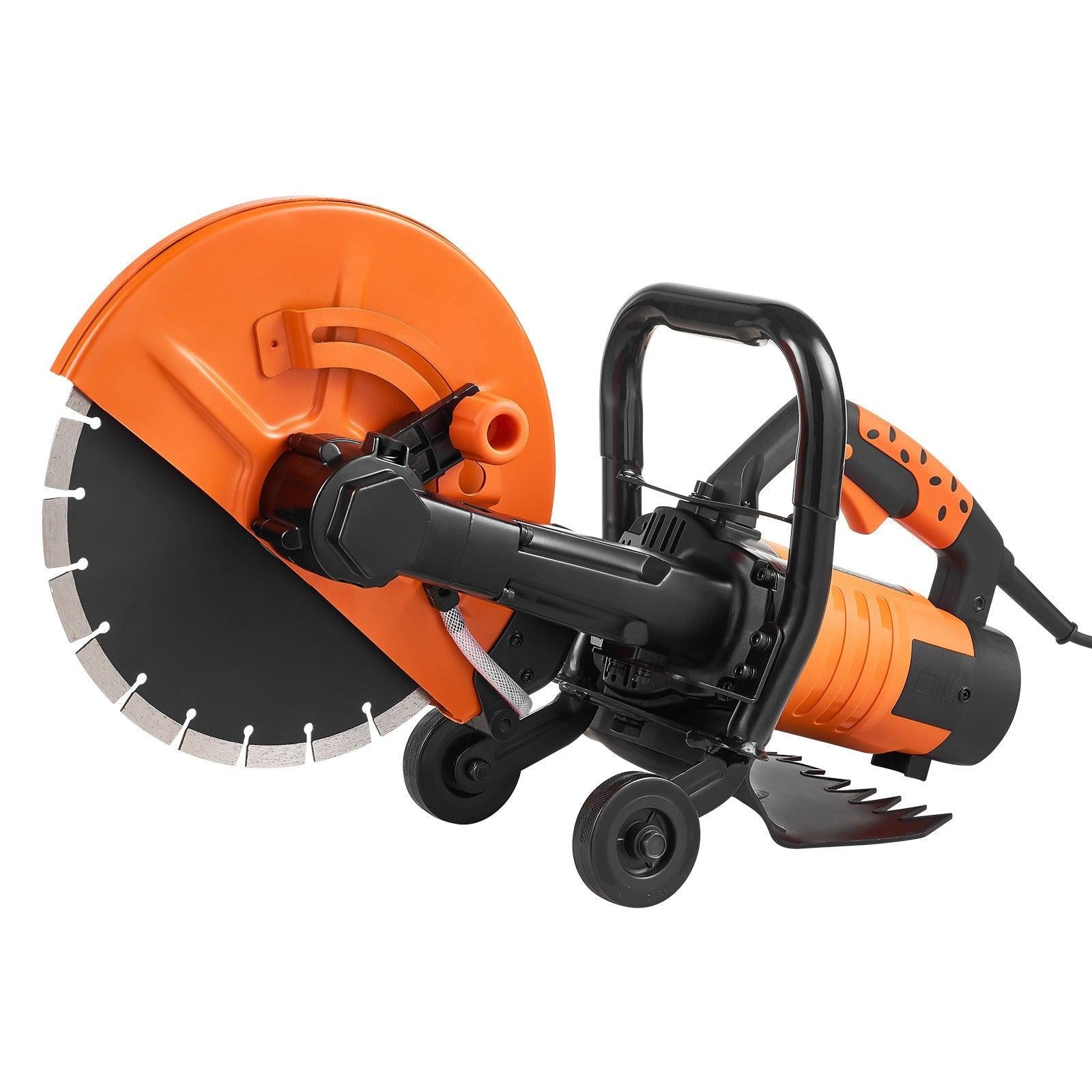 30.48cm Electric Concrete Saw Wet/Dry Saw Cutter with Water Pump and Blade.
