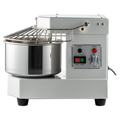 Commercial Dough Food Mixer, 8L Large Capacity Stainless Steel Mixer with Bowel, Hook, Shield, Reset Button, 450W Tilt-Head Kitchen Dough Mixers for Cake, Cream, Egg Fluid, Fillings