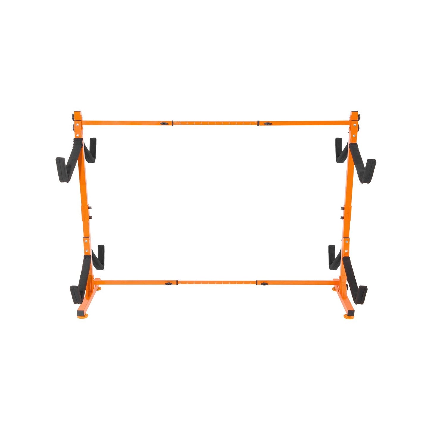 Freestanding Kayak Storage Rack, Kayak Stand for 4 Kayak Canoe Paddleboard, Heavy-duty Steel Kayak Hanger Holder with Padded Arms and Adjustable Width, 100 kg Max Load, for Indoor Outdoor Garage.