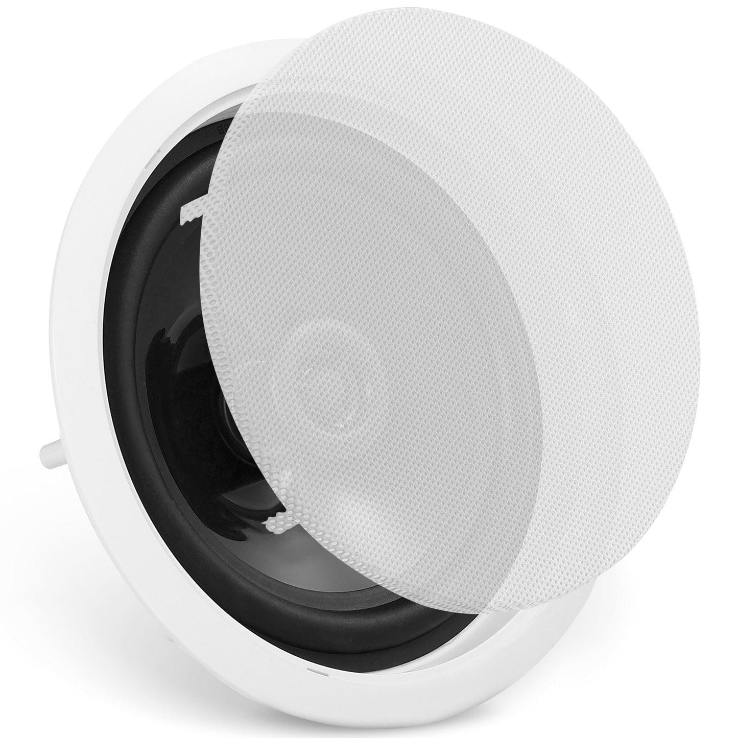 165.1 mm in Ceiling Speakers, 150-Watts, Flush Mount Ceiling & in-Wall Speakers System with 8Î©Impedance 89dB Sensitivity, for Home Kitchen Living Room Bedroom or Covered Outdoor Porches, Single.