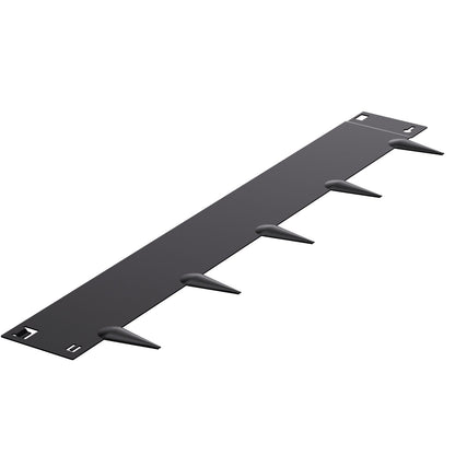 Steel Landscape Edging, 5 Packs 990 x 207 mm Rust-Resistant Metal Landscape Edging, Bendable Garden Edging Border, Heavy Duty Lawn Edging, Easy-to-Install, Flower Bed Yard Pathway Divider Black