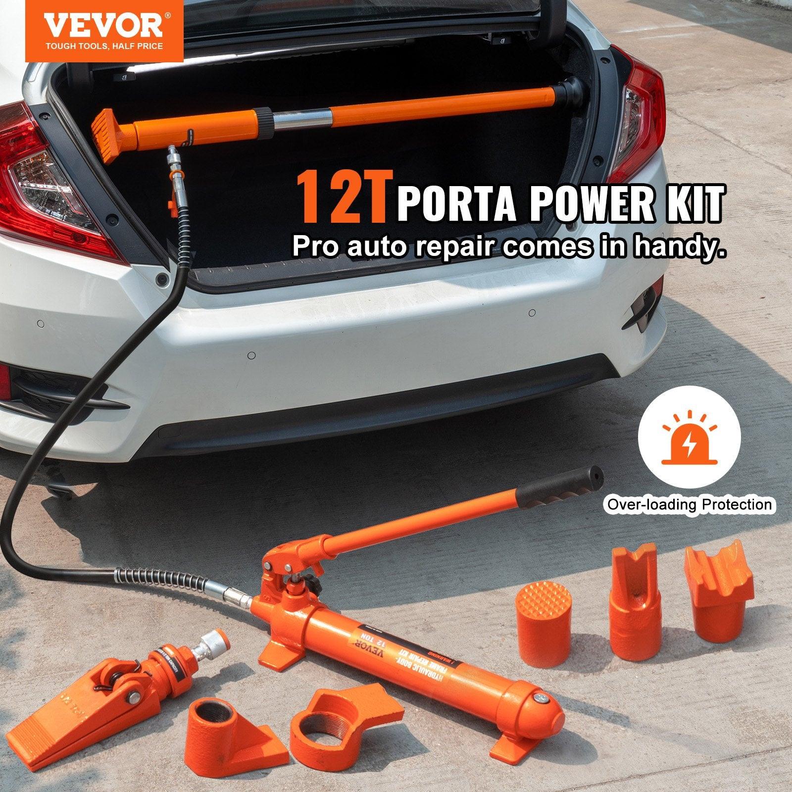 12 Ton Hydraulic Jack Air Pump Lift Ram Body Frame Porta Power Repair Kits.