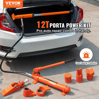 12 Ton Hydraulic Jack Air Pump Lift Ram Body Frame Porta Power Repair Kits.