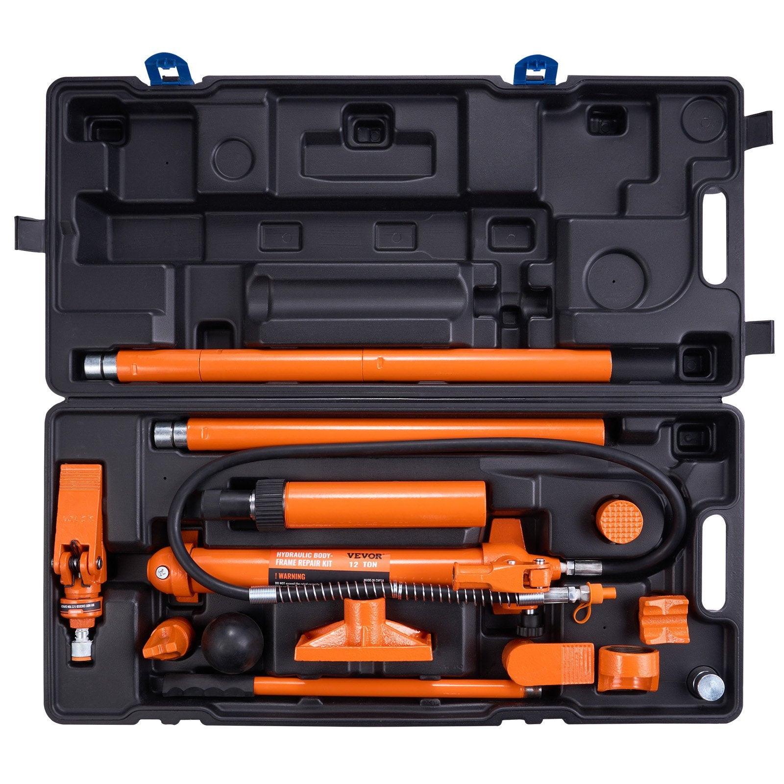 12 Ton Hydraulic Jack Air Pump Lift Ram Body Frame Porta Power Repair Kits.