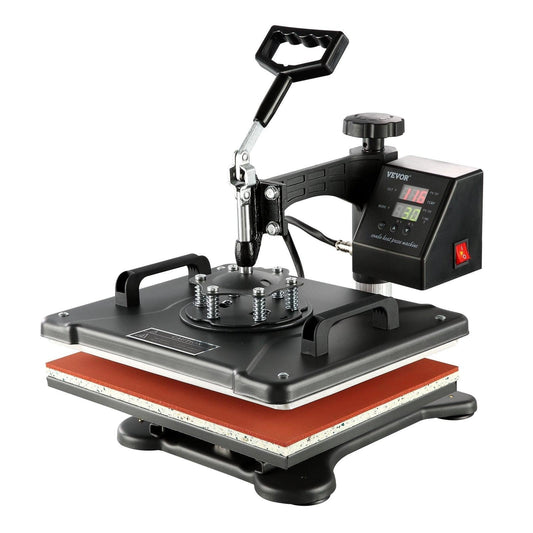 1400W Heat Press Machine 8 In 1 Sublimation Steel Frame Heat Presses with Temperature And Time Control (12X15INCH 8IN1).