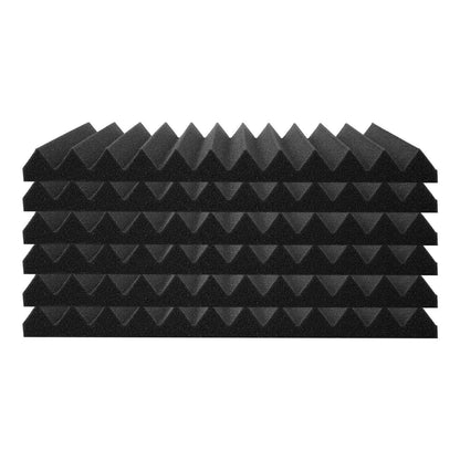 Acoustic Foam Panels 52 Pack 12 x 12 x 1 in for Studio Wall and Ceiling.
