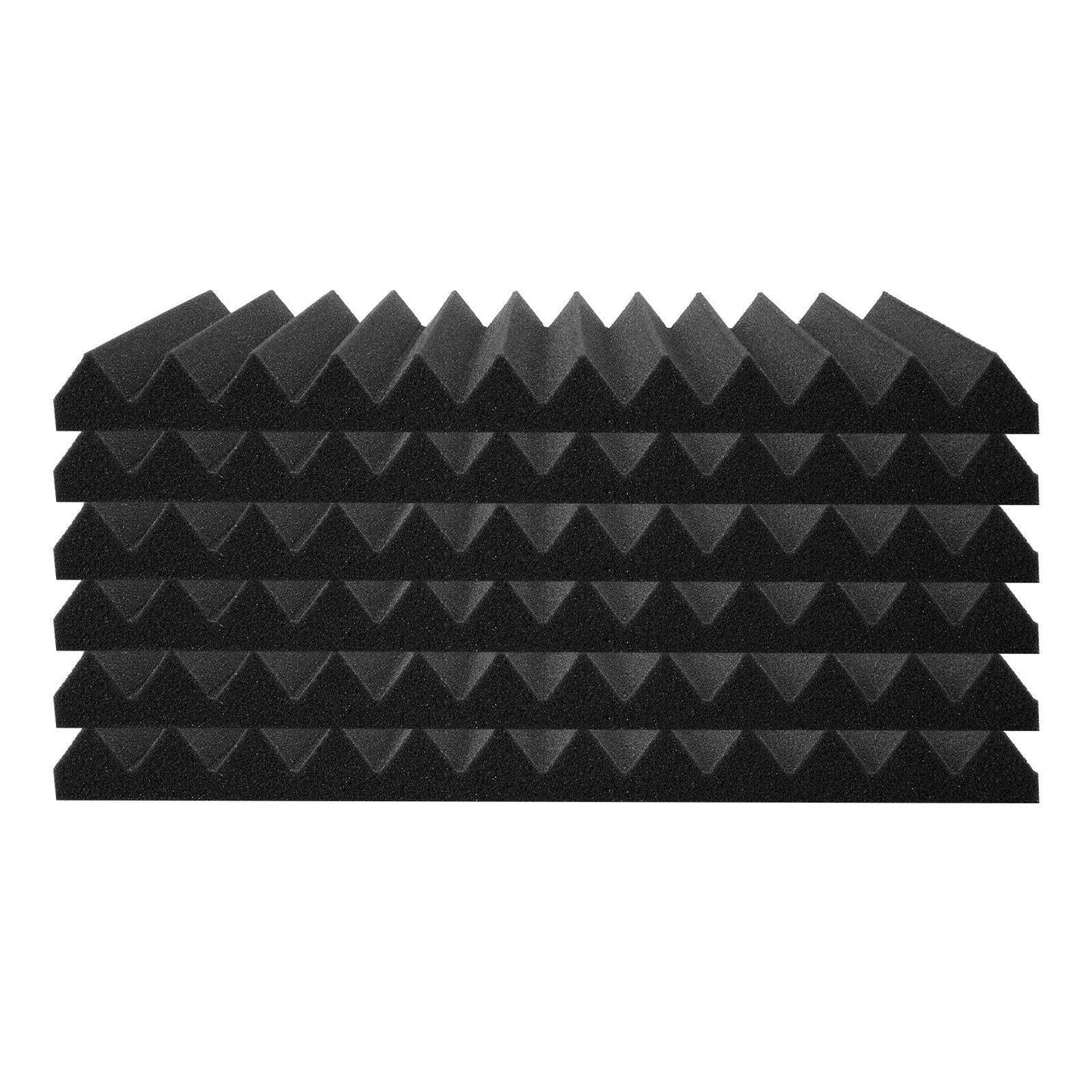 Acoustic Foam Panels 52 Pack 12 x 12 x 1 in for Studio Wall and Ceiling.