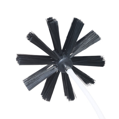 15.24M Dryer Vent Cleaner Kit, 37 Pieces Duct Cleaning Brush, Reinforced Nylon Dryer Vent Brush, Dryer Cleaning Tools Lint Remover with Flexible Lint Trap Brush, Clamp Connectors