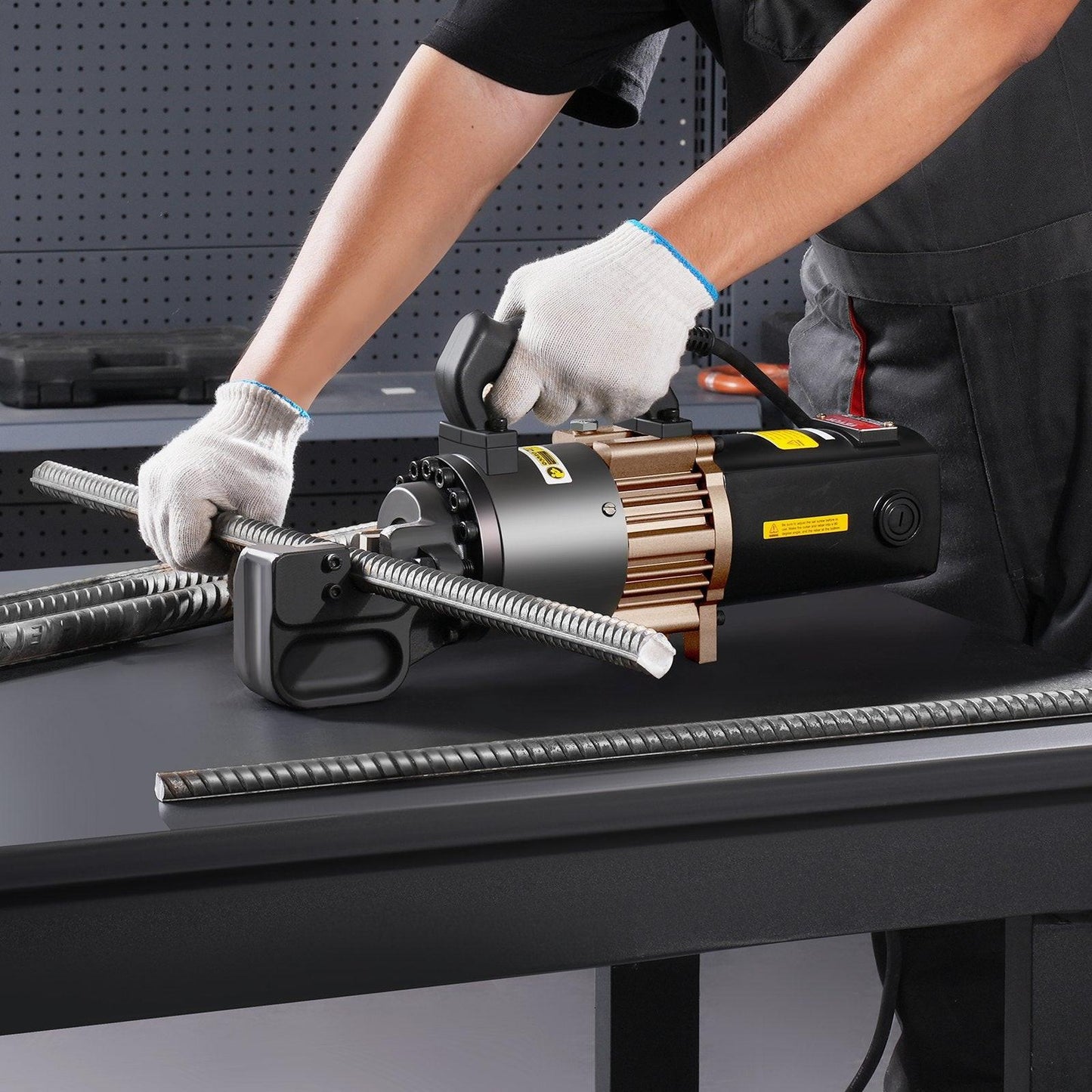 2000W Electric Hydraulic Rebar Cutter Cutting up to 1 Inch #8 4-25mm.