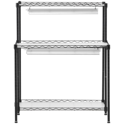 DIY Plant Stand with Grow Lights 6 Tiers 192W 70.9" Tall Plant Grow Shelf