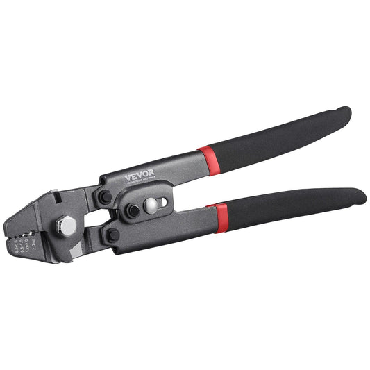 Crimping Tool, Up To 2.2mm Wire Rope Crimping Tool, Crimping Loop Sleeve Kit with a Cable Cutter and 160pcs Aluminum Buckles, Teflon Coating Anti-Rust Fishing Crimping Tool.
