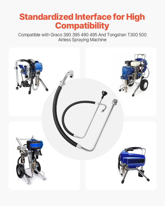 Suction Hose Tube and Reflux Line Sets Airless Paint Sprayers Tool Part.
