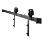 6.6FT Sliding Barn Door Hardware Kit, 330 LBS Weight Capacity, Compatible with 36-40 Inches Width & 1-3/8 to 1-3/4 Inches Thickness Single Sliding Barn Door, Durable Track & J-shape Roller Black