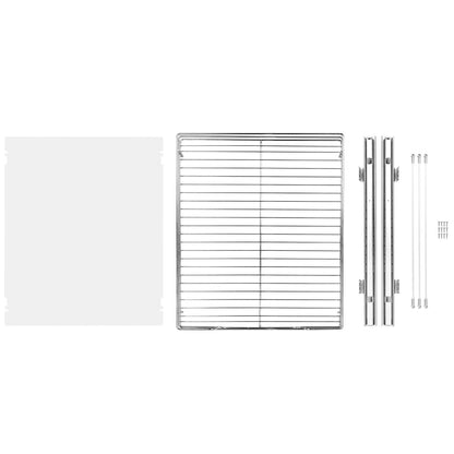 18.5"Wx21"Dx3.5"H Pull Out Cabinet Organizer, Heavy Duty Slide Out Pantry Shelves, Steel Roll Out Drawers, Sliding Drawer Storage for Home Under Sink, 20"Wx22"Dx7"H Install Size for Cabinet