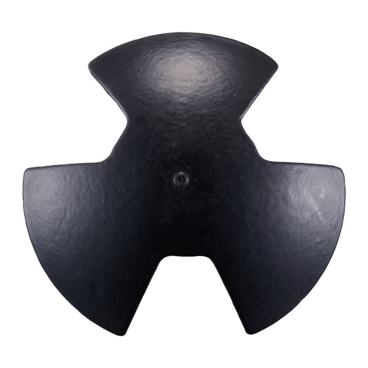 River Anchor, 12 LBS Boat Anchor Cast Iron Black Vinyl-Coated with Shackle, Marine Grade Mushroom Anchor for Boats Up To 10 ft, Impressive Holding Power in River and Mud Bottom Lakes.