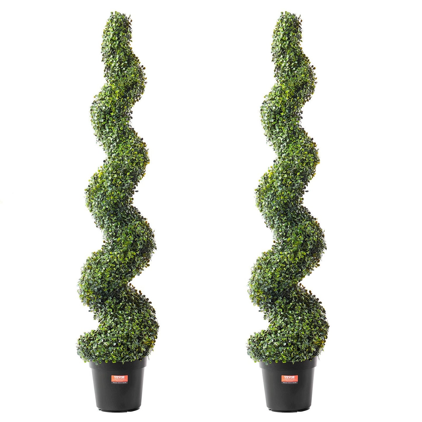 2 Pack 152.4cm Artificial Boxwood Topiary Tree Faux Plant UV Decor In/Outdoor