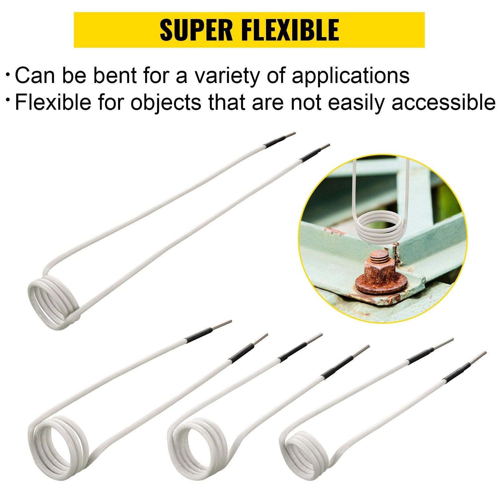 Induction Heater Coil Kit Induction Coils 8PCS For Removing Rusty Bolts.