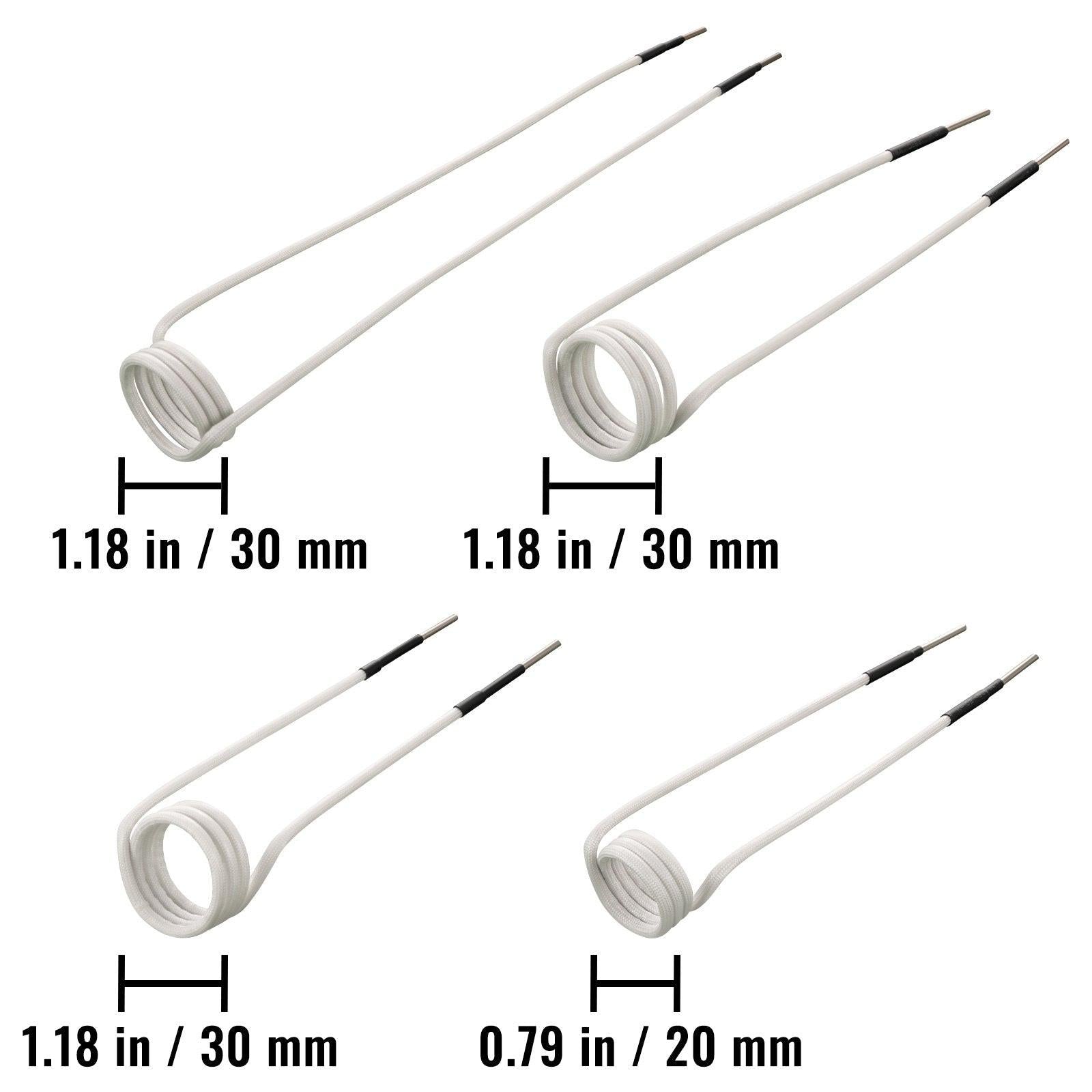 Induction Heater Coil Kit Induction Coils 8PCS For Removing Rusty Bolts.