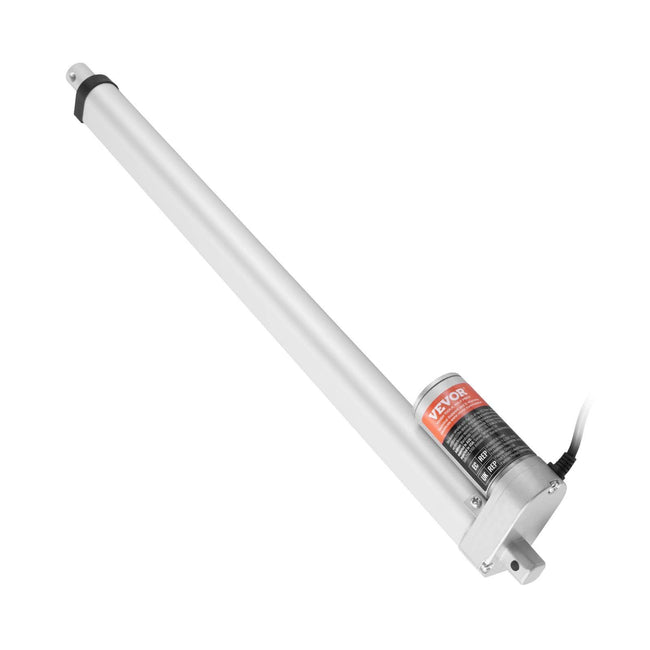 Linear Actuator 12V, 18 Inch High Load 330lbs/1500N Linear Actuator, 0.19"/s Linear Motion Actuator with Mounting Bracket and IP54 Protection Hover Image