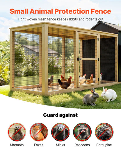 Hardware Cloth 91cm x 7.62m, 2 x 3 in Mesh 16 Gauge Galvanized Wire Mesh Roll, Weather-Resistant Vinyl Coated Chicken Wire Fencing, Heavy Duty Welded Garden Plant Fencing for Rabbit Cage Snake