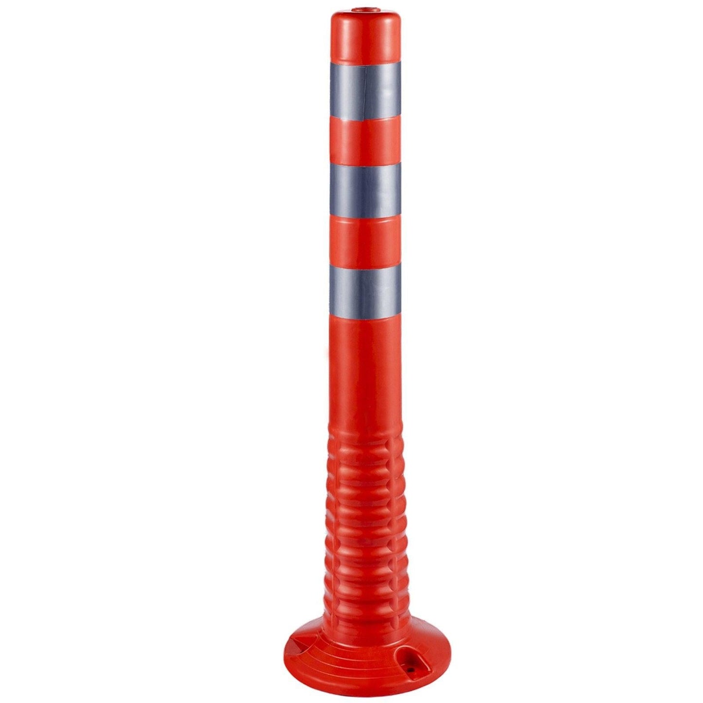 Traffic Delineator Posts Flexible Channelizer Cone 30" Spring Post 6PCS.
