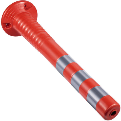 Traffic Delineator Posts Flexible Channelizer Cone 30" Spring Post 6PCS.