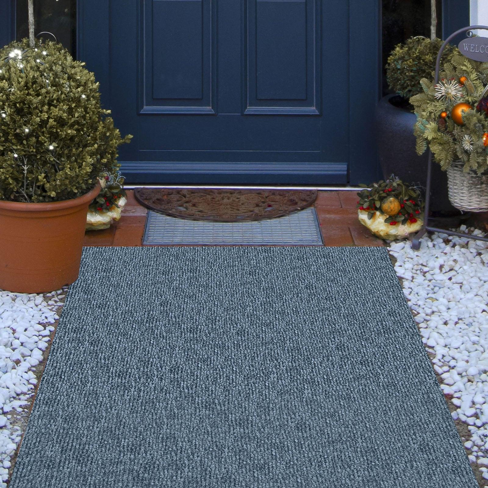 Marine Carpet 6x13ft Boat Area Rug Roll Cutpile In/Outdoor Patio Deck Gray, 1.8x4m.