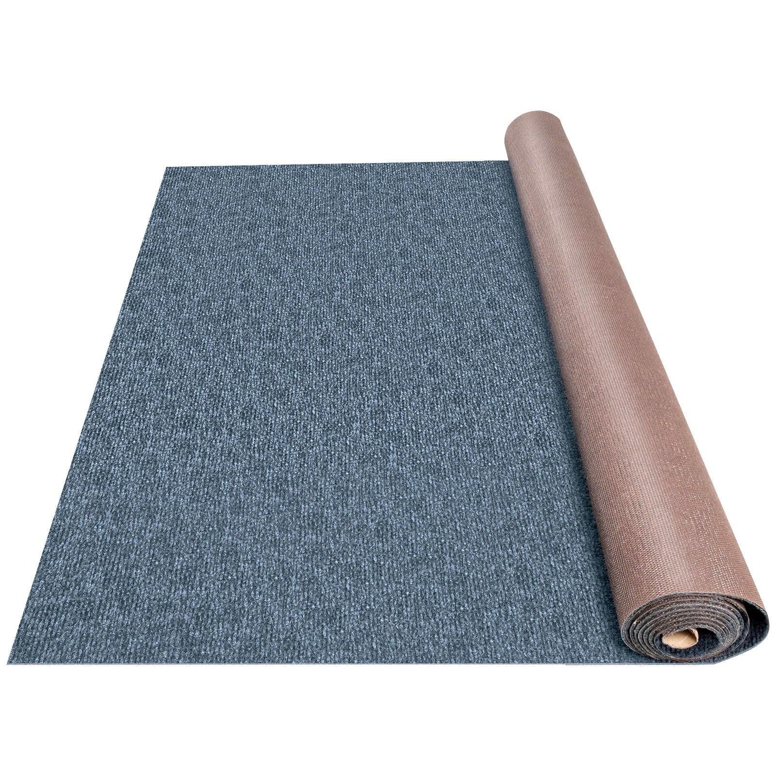 Marine Carpet 6x13ft Boat Area Rug Roll Cutpile In/Outdoor Patio Deck Gray, 1.8x4m.