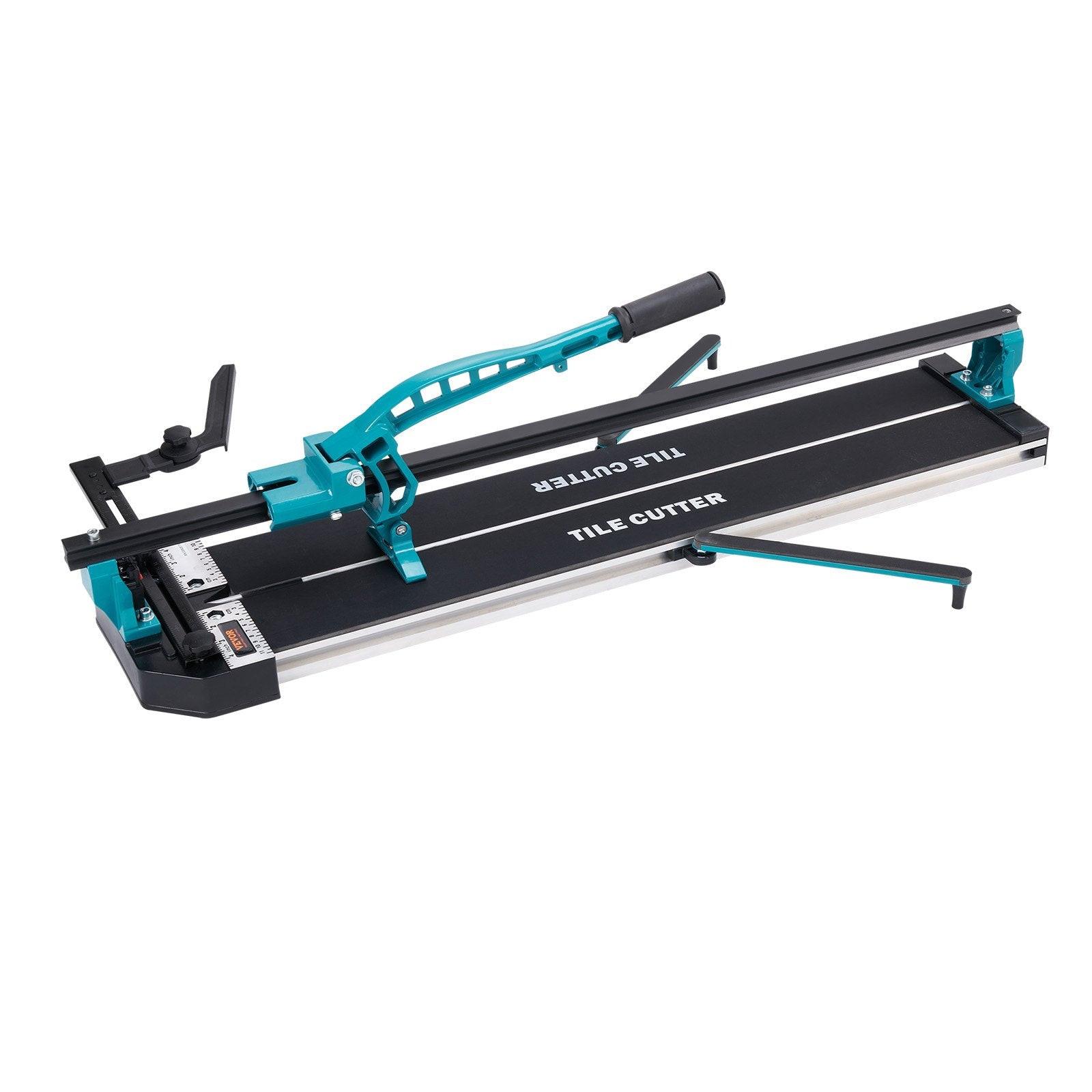 Manual Tile Cutter, 1000mm, Porcelain Ceramic Tile Cutter with Tungsten Carbide Cutting Wheel, Infrared Positioning, Anti-Skid Feet, Durable Rails for professional installers or beginners.