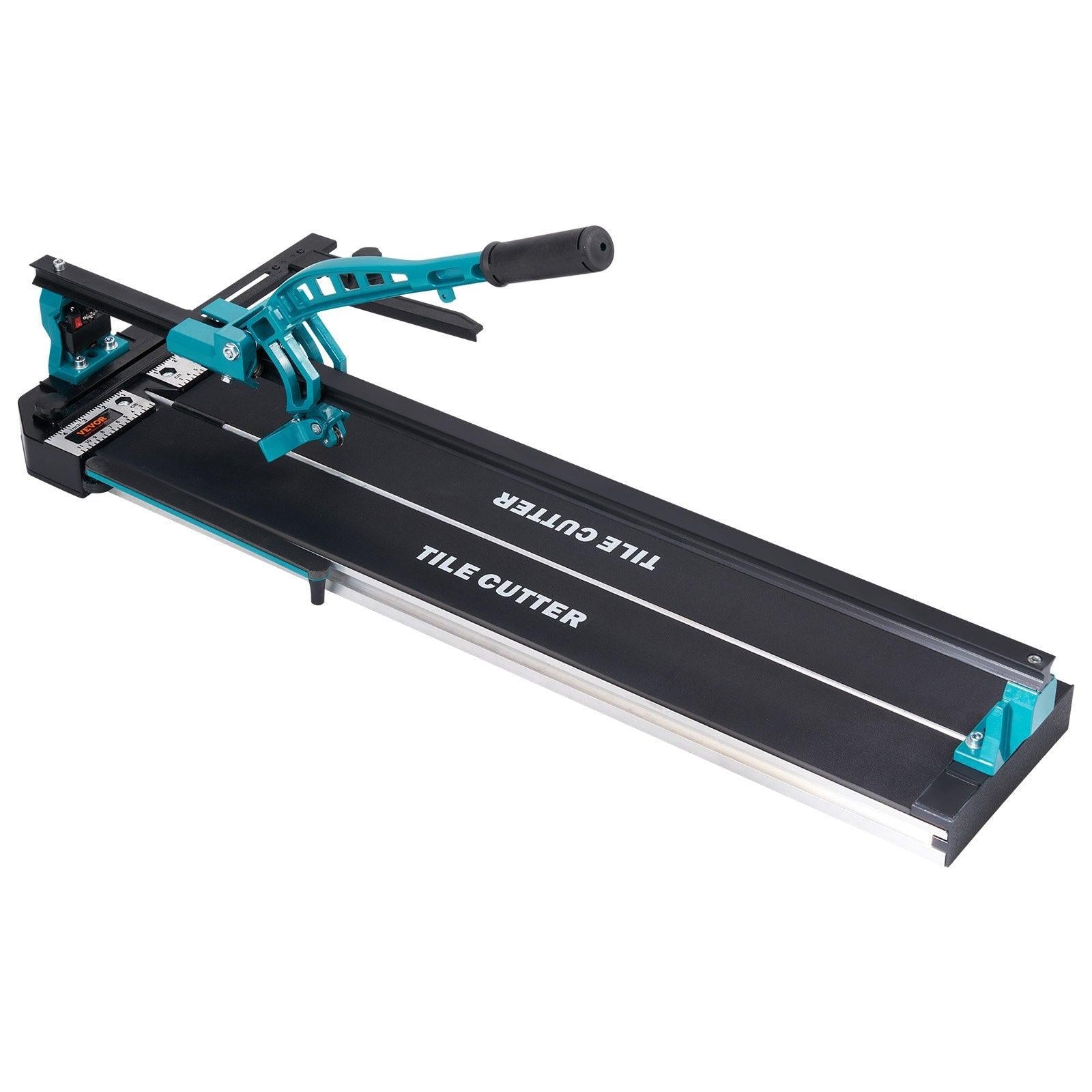Manual Tile Cutter, 1000mm, Porcelain Ceramic Tile Cutter with Tungsten Carbide Cutting Wheel, Infrared Positioning, Anti-Skid Feet, Durable Rails for professional installers or beginners.