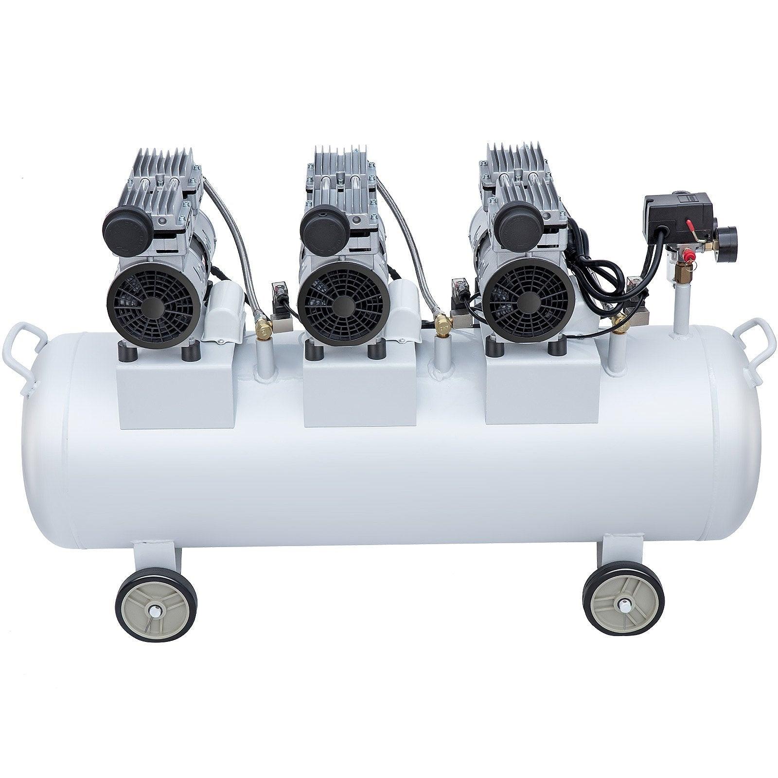 Oil Free Air Compressor Air Compressor Tank 100L 3HP Ultra Silent Inflator.