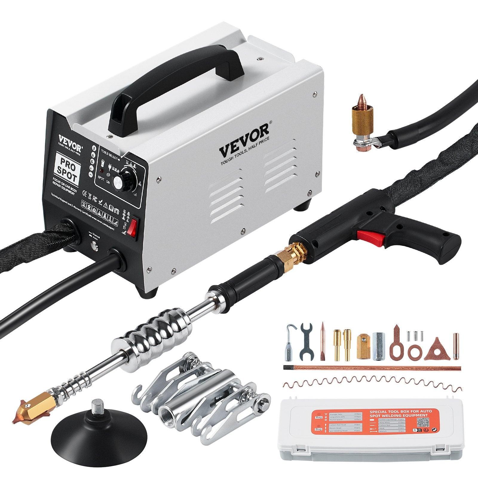 Stud Welder Dent Repair Kit, 1.8KW Spot Welder Dent Puller with Auto/Manual Welding & 7 Versatile Modes, Auto Body Spot Welding Dent Puller Machine for Car, Truck Dent Repair.