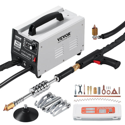Stud Welder Dent Repair Kit, 1.8KW Spot Welder Dent Puller with Auto/Manual Welding & 7 Versatile Modes, Auto Body Spot Welding Dent Puller Machine for Car, Truck Dent Repair.