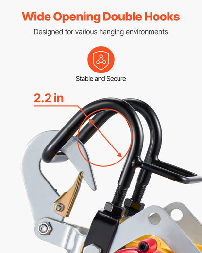 2-in-1 Electric Hoist Winch, 500 KG Capacity, 1800W Portable Power Winch, 30 m Lifting Height, 11 m/min with Wire and Wireless Remote Control, for Garage, Warehouse, Factory Lifting Towing.