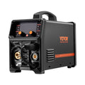 Pro MIG Welder, 250Amp Pluse Mig Welding Machine, 5-in-1 Synergic Welder Machine MIG Pluse/Gas MIG/Flux Core MIG/Stick/Lift TIG with IGBT Inverter Technology and LCD Screen Display