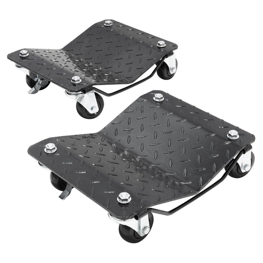 Car Dolly Wheel Tire Dolly 2 PCS Heavy Duty Skate Auto Repair Dolly 3000LB.
