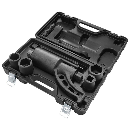 Torque Multiplier, Heavy Duty Torque Multiplier Wrench Set, 1 Inch Drive Lug Nut Wrench Torque Multiplier, 1:58 4800N.m Lug Nut Remover, with 4 Sockets and Storage Case for Truck Trailer RV.