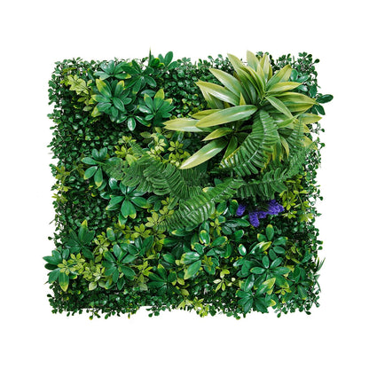 Artificial Grass Wall Panels, 12 PCS 20 x 20 inch, 3D Combination Greenery Boxwood Panel for Indoor Outdoor Green Decor & Ivy Fence Covering, Privacy Backdrop Wall Hedge Screen for Garden