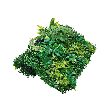 Artificial Grass Wall Panels, 12 PCS 20 x 20 inch, 3D Combination Greenery Boxwood Panel for Indoor Outdoor Green Decor & Ivy Fence Covering, Privacy Backdrop Wall Hedge Screen for Garden