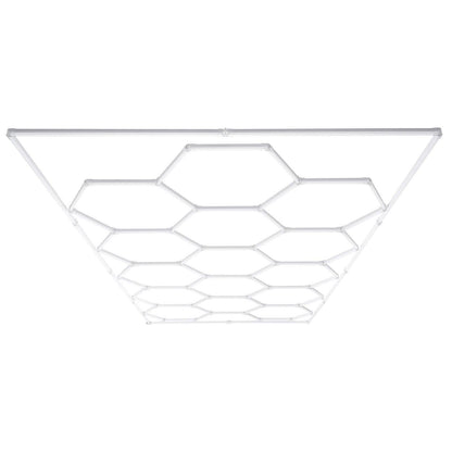 Hexagon Garage Lights 66300LM 15 Grids Honeycomb LED Shop Ceiling Light.