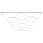Hexagon Garage Lights 66300LM 15 Grids Honeycomb LED Shop Ceiling Light.