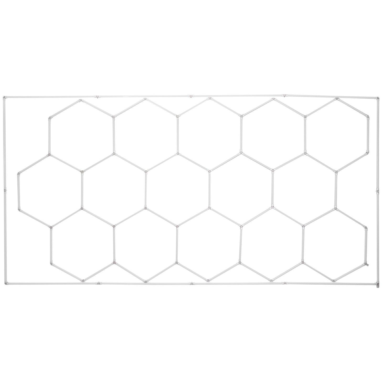 Hexagon Garage Lights 66300LM 15 Grids Honeycomb LED Shop Ceiling Light.