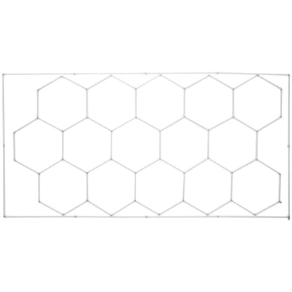 Hexagon Garage Lights 66300LM 15 Grids Honeycomb LED Shop Ceiling Light.