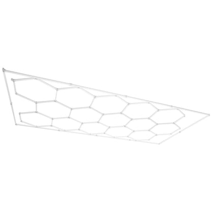 Hexagon Garage Lights 66300LM 15 Grids Honeycomb LED Shop Ceiling Light.