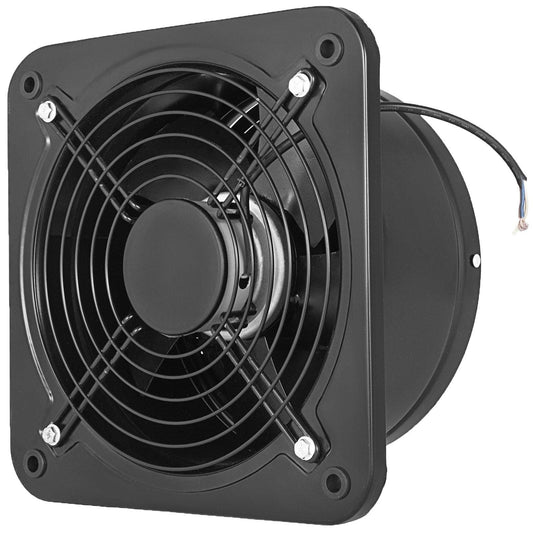 Industrial Ventilation Extractor Metal Axial Exhaust Commercial 12 inch Air Blower Fan 250MM opening exhaust fan 2800 RPM Low Noise Stable Running.