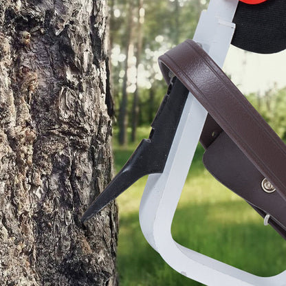 Tree Climbing Spikes, 1 Pair Aluminum Climbing Spurs, 350lbs Load Capacity Tree Climbing Gear with Straps and Spike Protectors, Arborist Equipment for Climbers, Hunting, Fruit Picking, Red