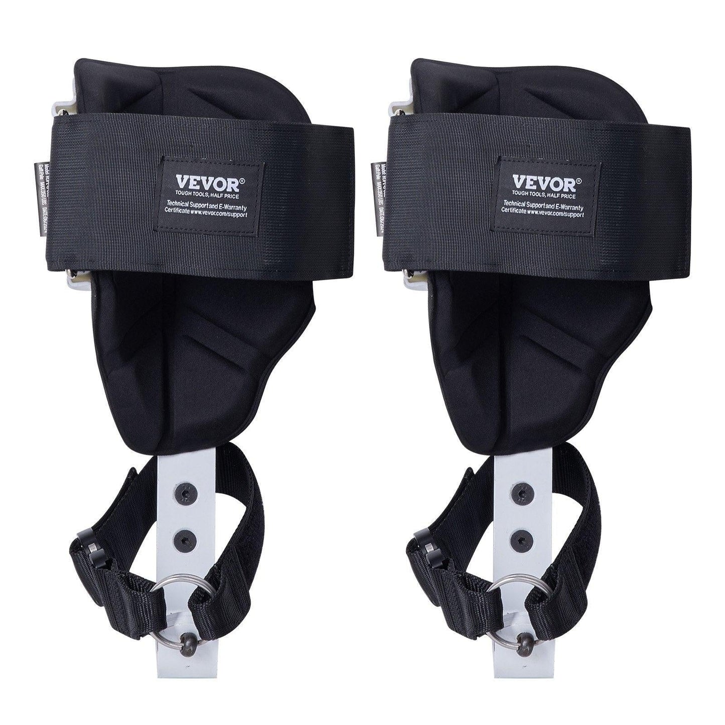 Tree Climbing Spikes, 1 Pair Aluminum Climbing Spurs, 350lbs Load Capacity Tree Climbing Gear with Straps and Spike Protectors, Arborist Equipment for Climbers, Hunting, Fruit Picking, White.