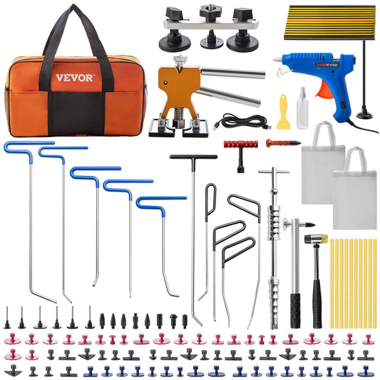 Paintless Dent Removal Rods Stainless Steel Rod Tool Kit 89pcs Dent Repair.