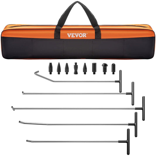 Rods Dent Puller Stainless Steel Paintless Repair Kits Hail Removal 13 PCS.