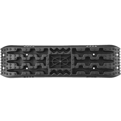 2PCS Traction Boards with PP for Mud Snow Sand Storage Bag Long Black.